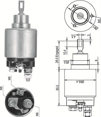 Ievilcējrelejs, Starteris MAGNETI MARELLI 940113050345