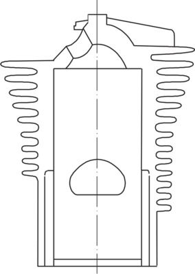 Cilindra čaula MAHLE 175 LF 00102 000