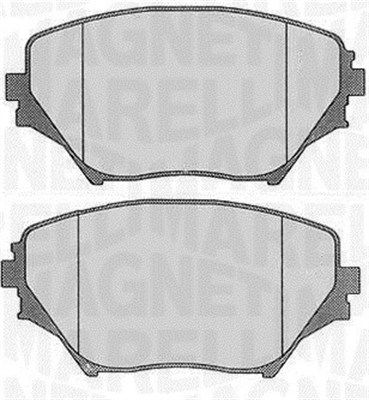 Комплект тормозных колодок, дисковый тормоз MAGNETI MARELLI 363916060577