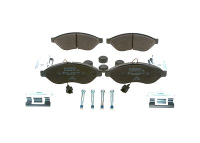 Bremžu uzliku kompl., Disku bremzes BOSCH 0 986 494 591