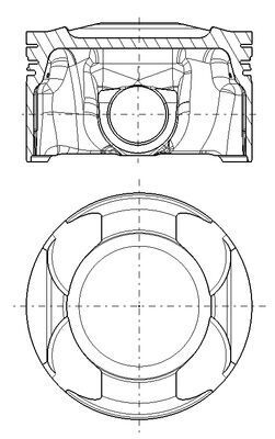 Поршень MAHLE 001 PI 00188 002