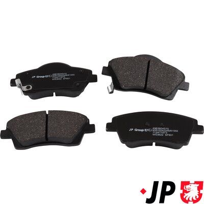 Комплект тормозных колодок, дисковый тормоз JP GROUP 4963604510