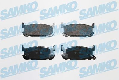 Комплект тормозных колодок, дисковый тормоз SAMKO 5SP1386