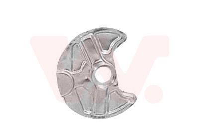 Dubļu sargs, Bremžu disks VAN WEZEL 5994371
