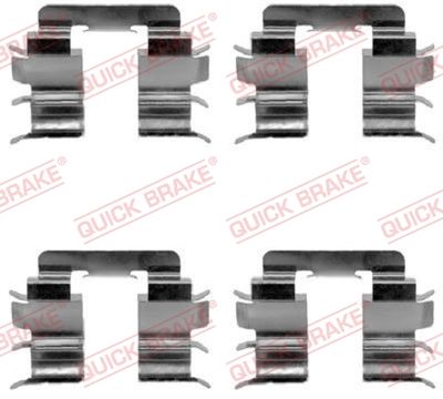 Piederumu komplekts, Disku bremžu uzlikas QUICK BRAKE 109-1272