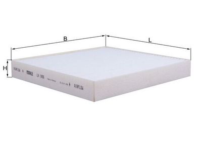 Фильтр, воздух во внутренном пространстве KNECHT LA 1956