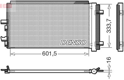 Конденсатор, кондиционер DENSO DCN05110