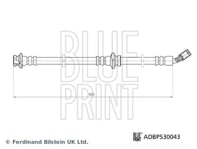 Тормозной шланг BLUE PRINT ADBP530043
