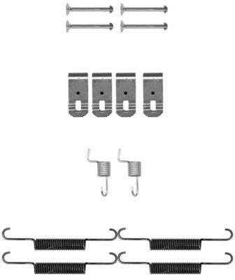 Комплектующие, стояночная тормозная система HELLA 8DZ 355 202-041