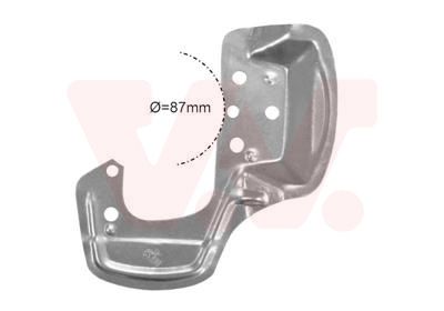 Dubļu sargs, Bremžu disks VAN WEZEL 3776371