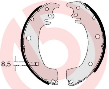 Bremžu loku komplekts BREMBO S 68 514
