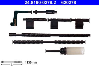 Indikators, Bremžu uzliku nodilums ATE 24.8190-0278.2
