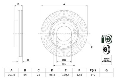 Тормозной диск BOSCH 0 986 479 F20