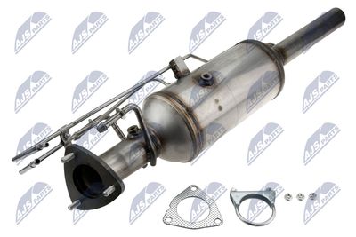Nosēdumu-/Daļiņu filtrs, Izplūdes gāzu sistēma NTY DPF-CT-001