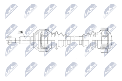 Приводной вал NTY NPW-PS-013