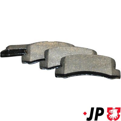 Комплект тормозных колодок, дисковый тормоз JP GROUP 4863700210