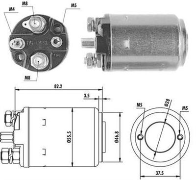 Ievilcējrelejs, Starteris MAGNETI MARELLI 940113050079