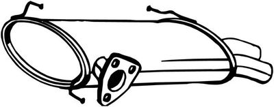 Глушитель выхлопных газов конечный BOSAL 135-129