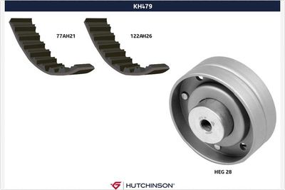 Zobsiksnas komplekts HUTCHINSON KH 479