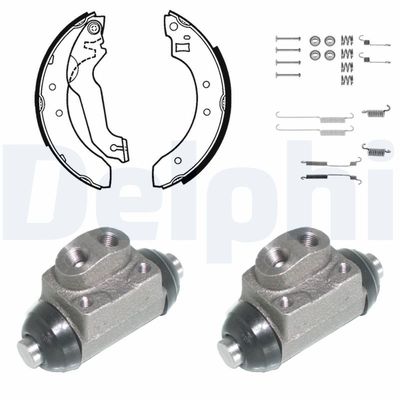 Bremžu loku komplekts DELPHI KP741