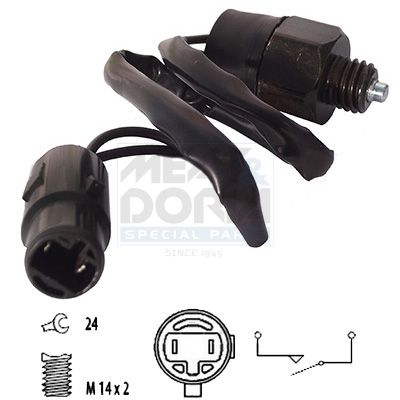 Slēdzis, Atpakaļgaitas signāla lukturis MEAT & DORIA 36036