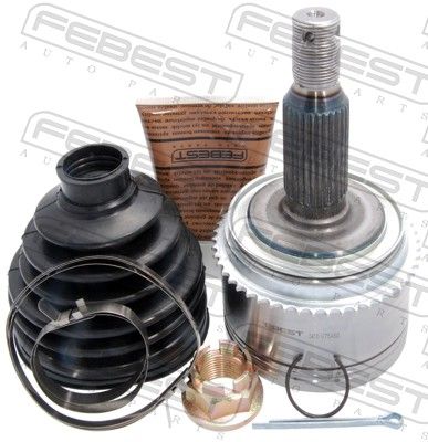 Šarnīru komplekts, Piedziņas vārpsta FEBEST 0410-V75A50
