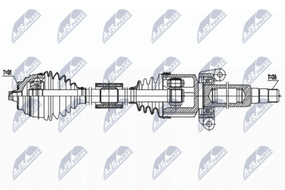 Приводной вал NTY NPW-BM-188