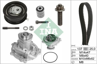 Ūdenssūknis + Zobsiksnas komplekts Schaeffler INA 530 0377 31