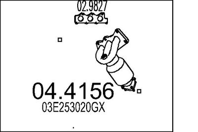 Катализатор MTS 04.4156