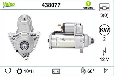 Стартер VALEO 438077
