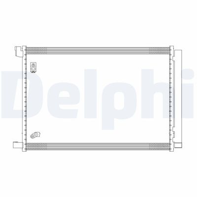 Конденсатор, кондиционер DELPHI CF20308
