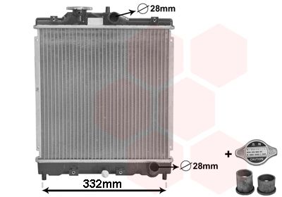 Radiators, Motora dzesēšanas sistēma VAN WEZEL 25002031