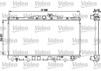 Radiators, Motora dzesēšanas sistēma VALEO 731095