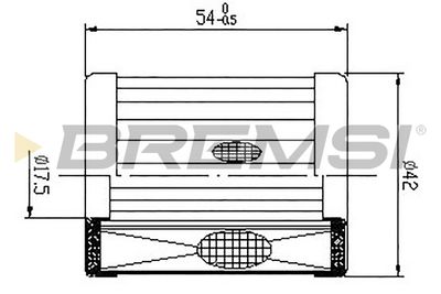 Degvielas filtrs BREMSI FE0327