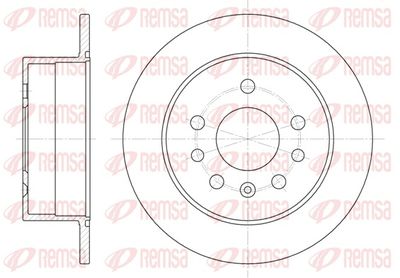 Тормозной диск REMSA 6532.00