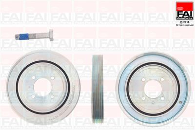 Комплект ременных шкивов, коленчатый вал FAI AutoParts FVD1026K