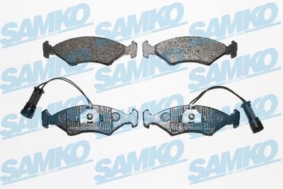 Комплект тормозных колодок, дисковый тормоз SAMKO 5SP242