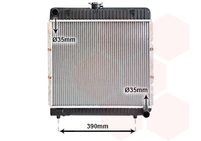 Radiators, Motora dzesēšanas sistēma VAN WEZEL 30002042