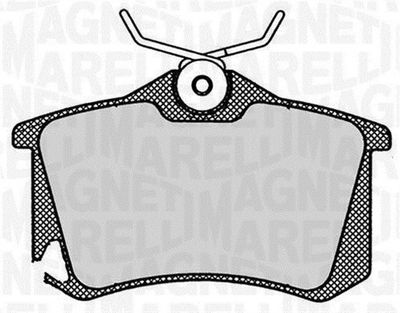 Bremžu uzliku kompl., Disku bremzes MAGNETI MARELLI 363916060444