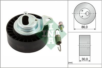 Натяжной ролик, ремень ГРМ Schaeffler INA 531 0657 20