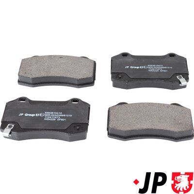 Bremžu uzliku kompl., Disku bremzes JP GROUP 6563610410
