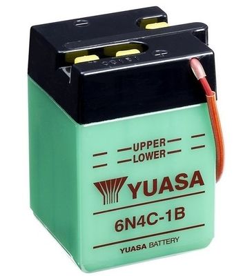 Startera akumulatoru baterija YUASA 6N4C-1B
