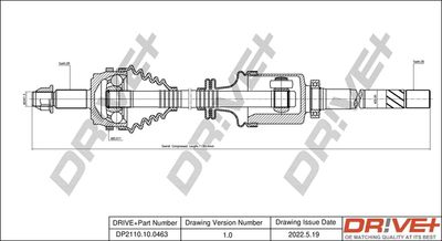Приводной вал Dr!ve+ DP2110.10.0463