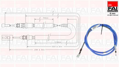 Trose, Stāvbremžu sistēma FAI AutoParts FBC0023