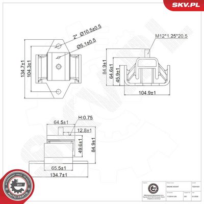 Piekare, Dzinējs ESEN SKV 75SKV501