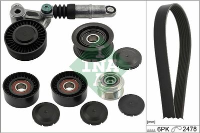 Поликлиновой ременный комплект Schaeffler INA 529 0520 20