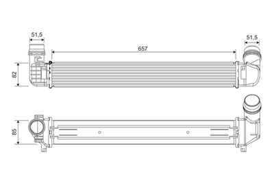 Интеркулер VALEO 818389