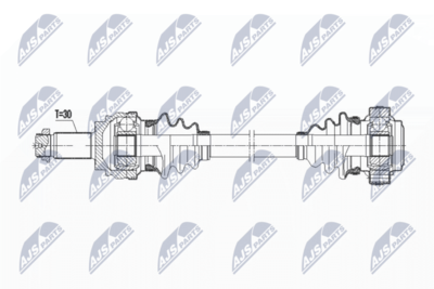 Приводной вал NTY NPW-BM-071