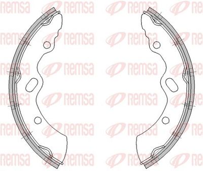 Bremžu loki REMSA 4528.00