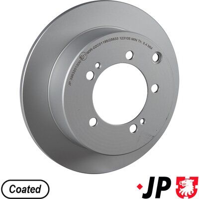 Тормозной диск JP GROUP 3963201200